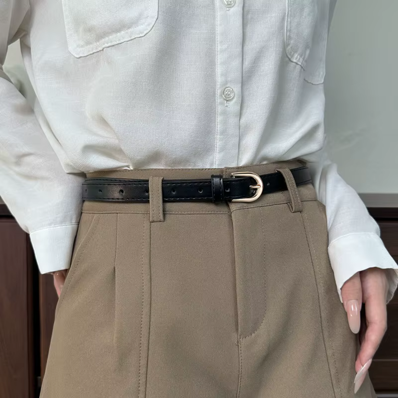 Ceinture élégante de style coréen minimaliste pour femmes