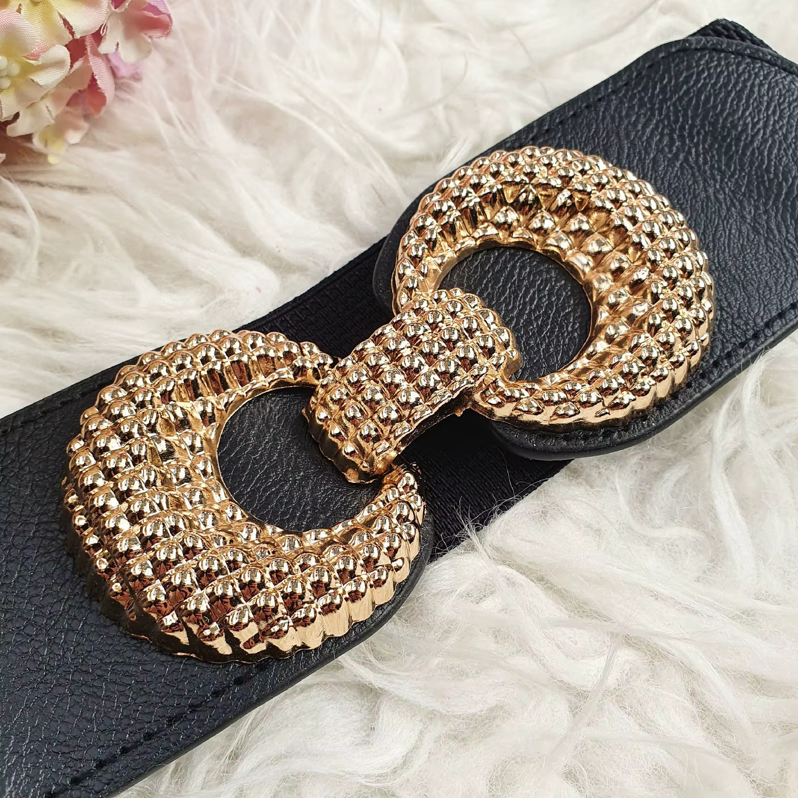 Large ceinture de robe élastique grande taille pour femmes ceintures