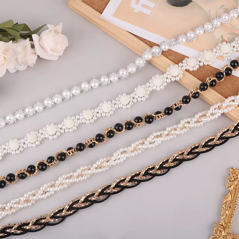 Ceinture de perles élégante pour femmes