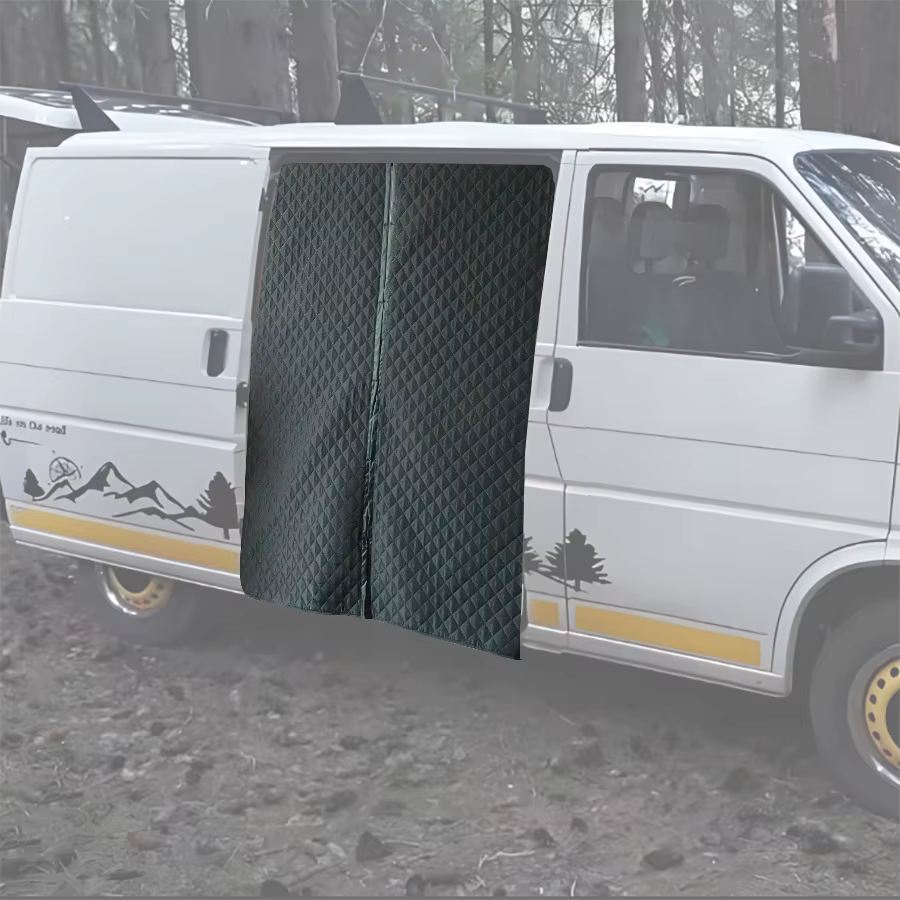 Couverture de porte isolée universelle pour camping-car, rideau isolant pour porte de camping-car, 180cm x 133cm, couverture isolée thermique imperméable pour l'hiver