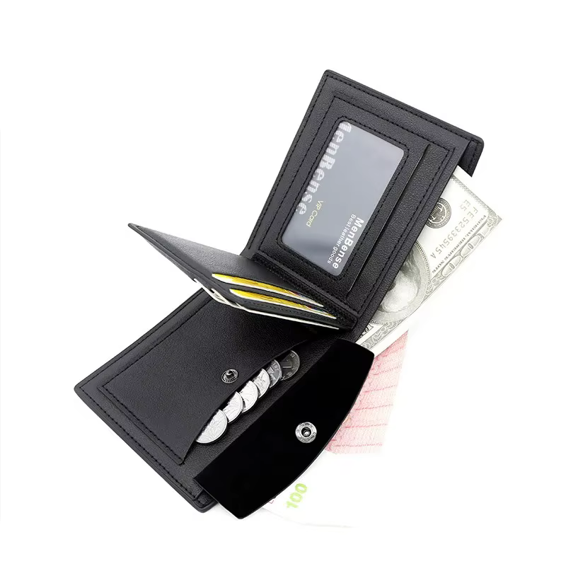 Portefeuille en cuir PU pour hommes