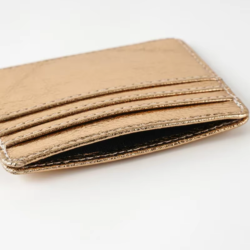 Femmes mince porte-carte portefeuille léger multi-porte-carte étui en cuir Pu carte de crédit argent porte-monnaie sac à main