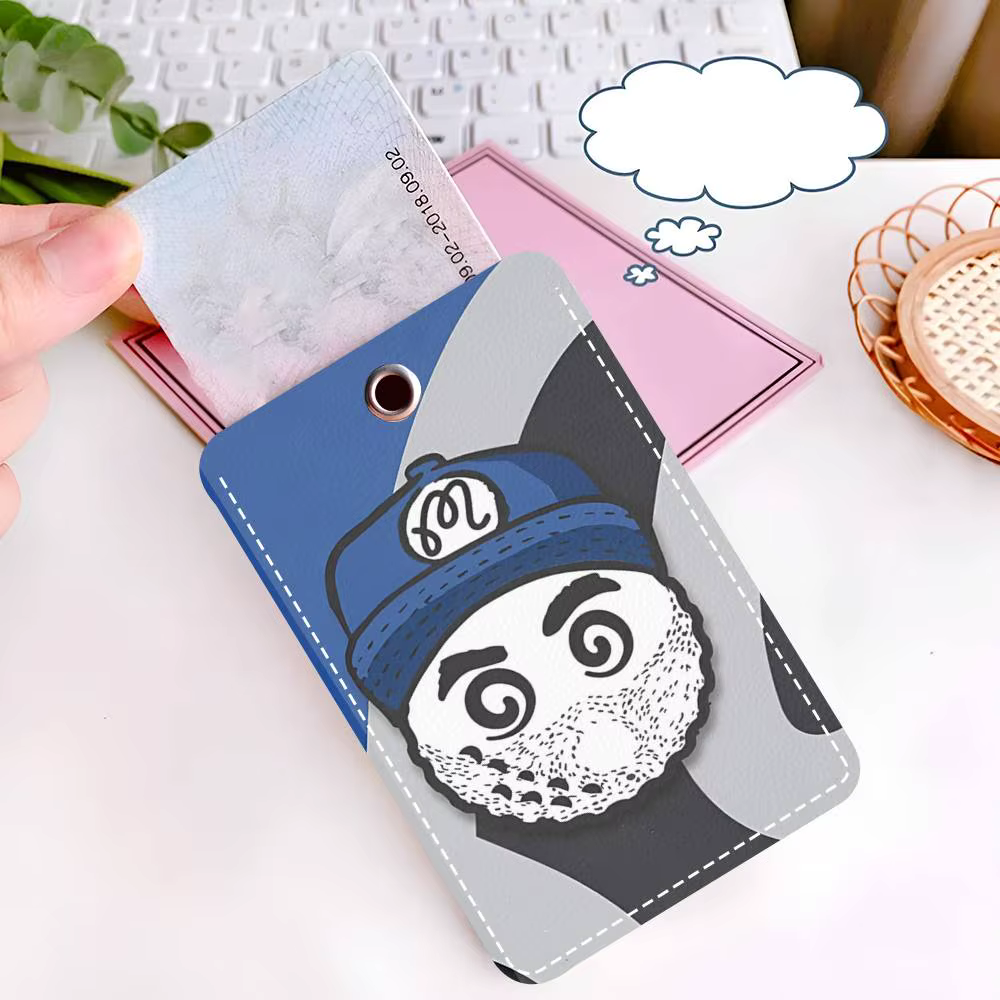 L-Leisure M-Malbones Porte-cartes en cuir PU imprimé de qualité