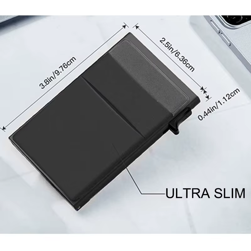 Porte-carte de crédit RFID pour hommes