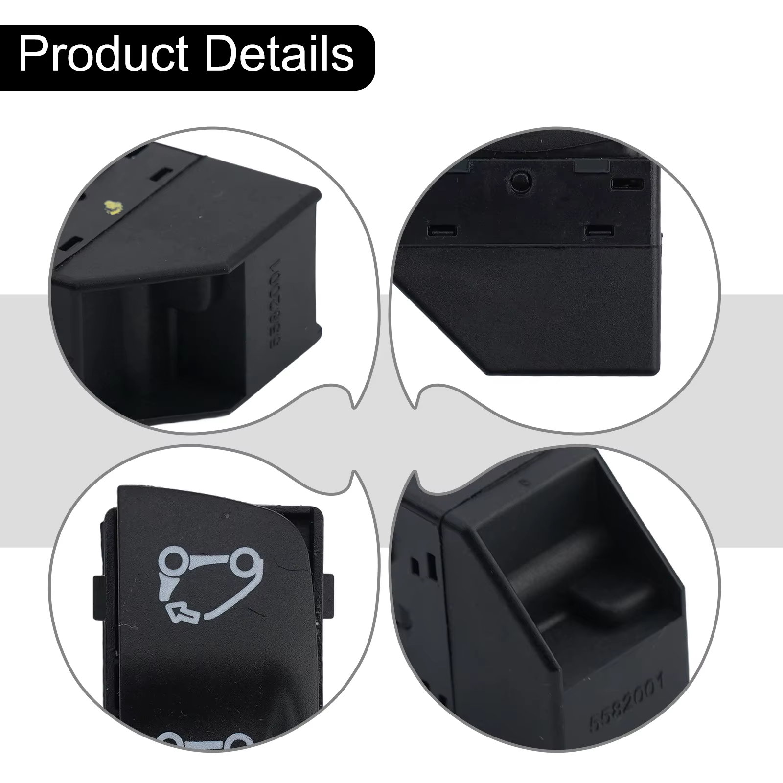 4518203810 A4518203810 Bouton de commutation de toit convertible pour Smart Fortwo 451 Cabrio 2007 2008 2009 2010 2011 2