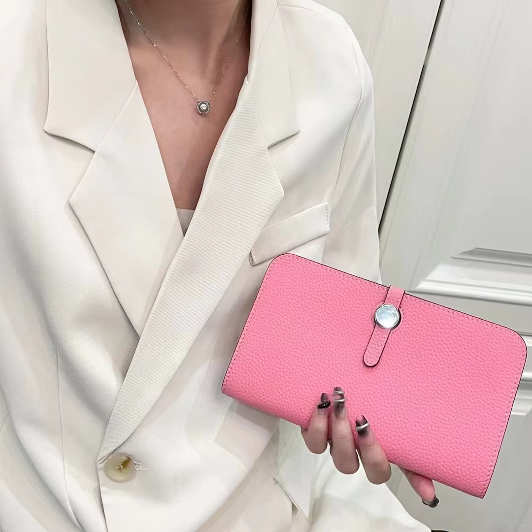 Portefeuille Long en cuir de vache pour femmes