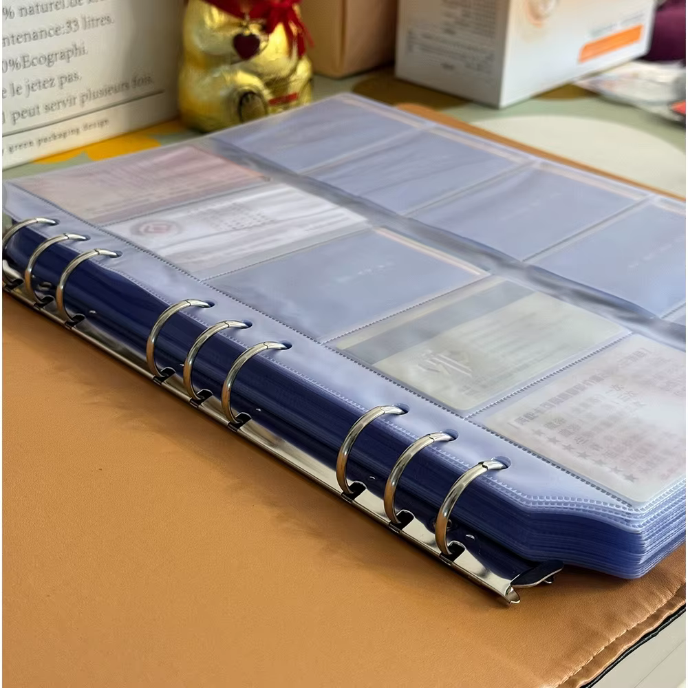 Porte-cartes en cuir PU tendance