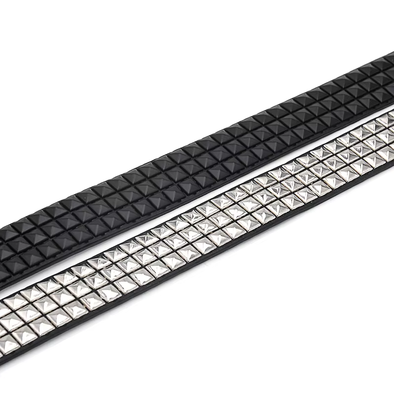 Ceinture à rivets Pyramid Fashion pour hommes et femmes