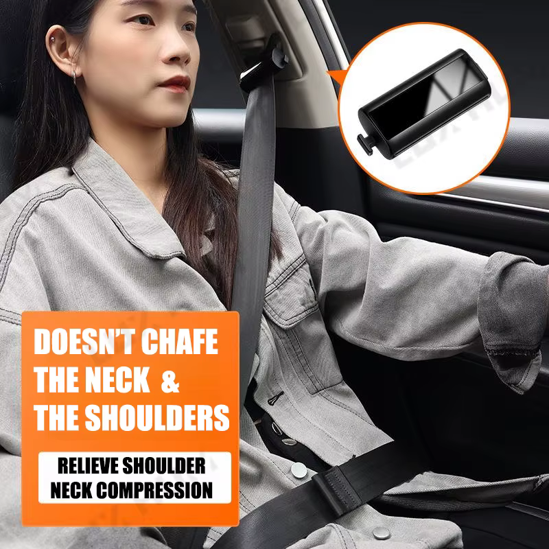 Ajusteur de ceinture de sécurité de voiture à réglage libre, attache d'épaule automatique, clip de ceinture de sécurité pour le voyage, soulage la pression/la friction