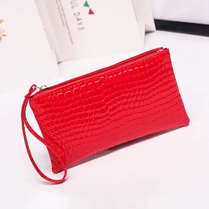 Portefeuille crocodile pour femme
