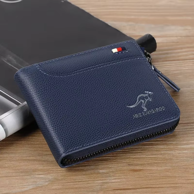Portefeuille en cuir PU pour hommes