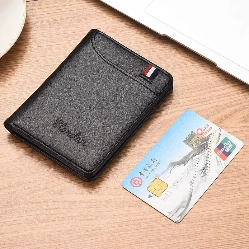 Petit portefeuille minimaliste ultra-fin pour hommes