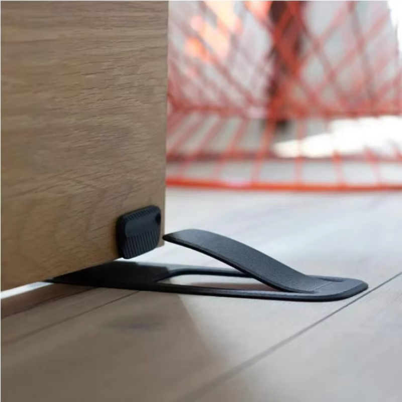 Butoir de porte multifonctionnel 1 pièce, protecteur coupe-vent de sécurité, support de cale d'ouverture de porte créatif, butoir de porte de sol de sécurité