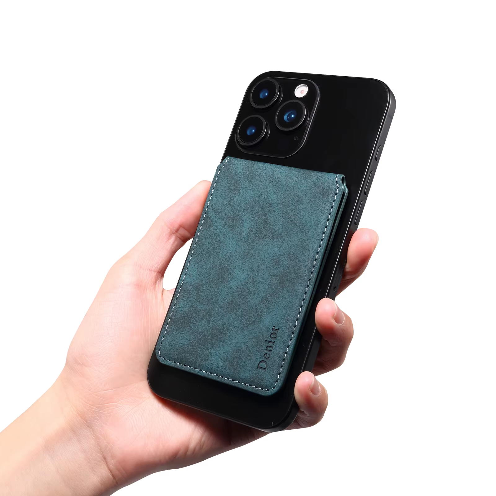 Denior – porte-cartes magnétique en cuir