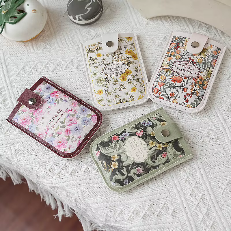 Porte-cartes coulissant pour femmes et hommes