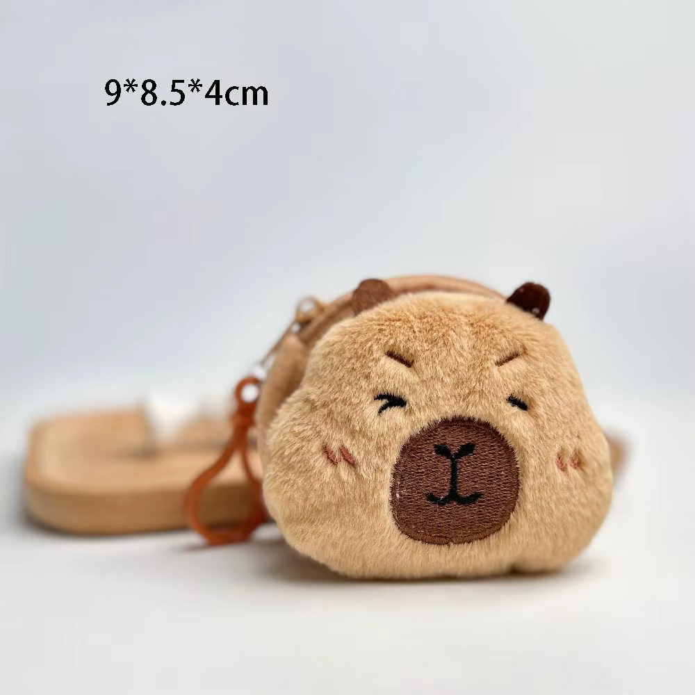 Nouveau créatif Capybara Anime en peluche porte-monnaie mode Kawaii Mini