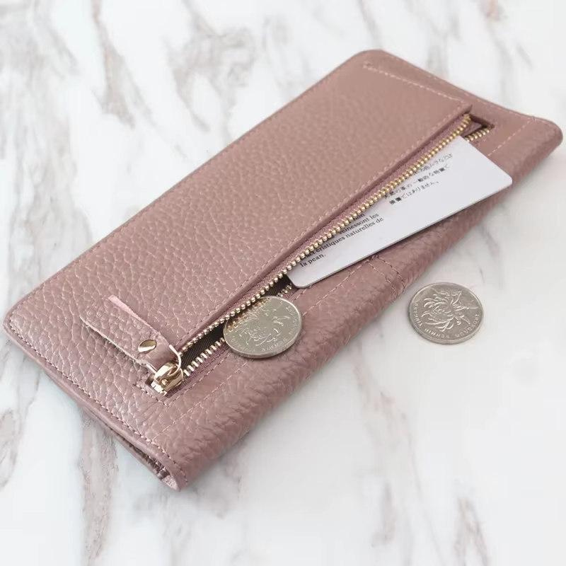 Femmes portefeuilles en cuir véritable