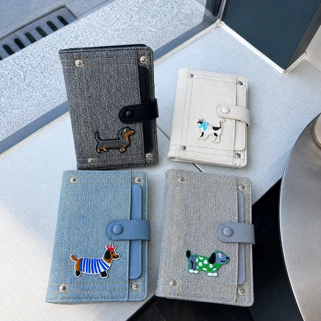 Porte-cartes et porte-documents en cuir PU