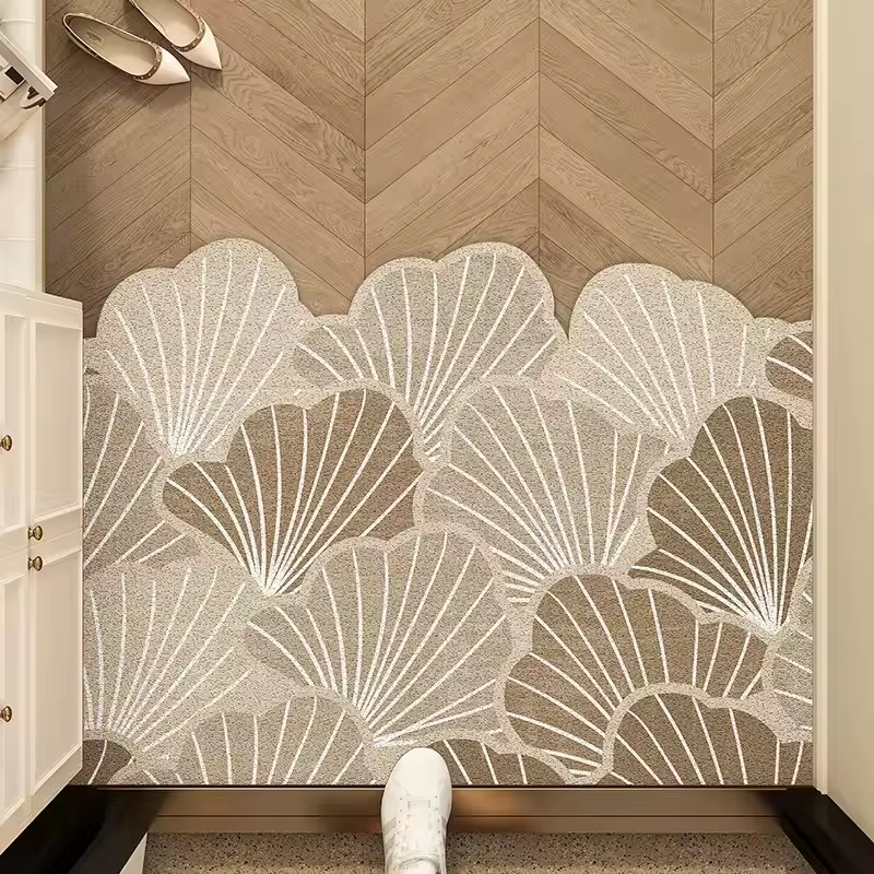 Tapis de porte d'entrée antidérapant, coupe libre, décoratif, parfait pour le linge, la cuisine, la décoration de la pièce des invités