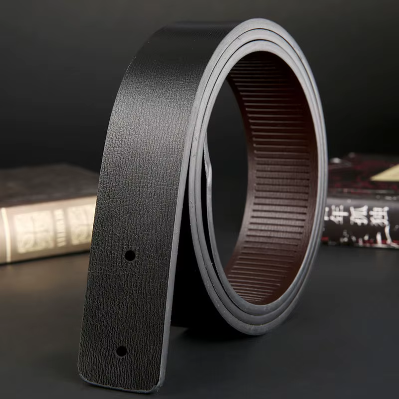 Ceinture à boucle automatique motif Crocodile pour hommes
