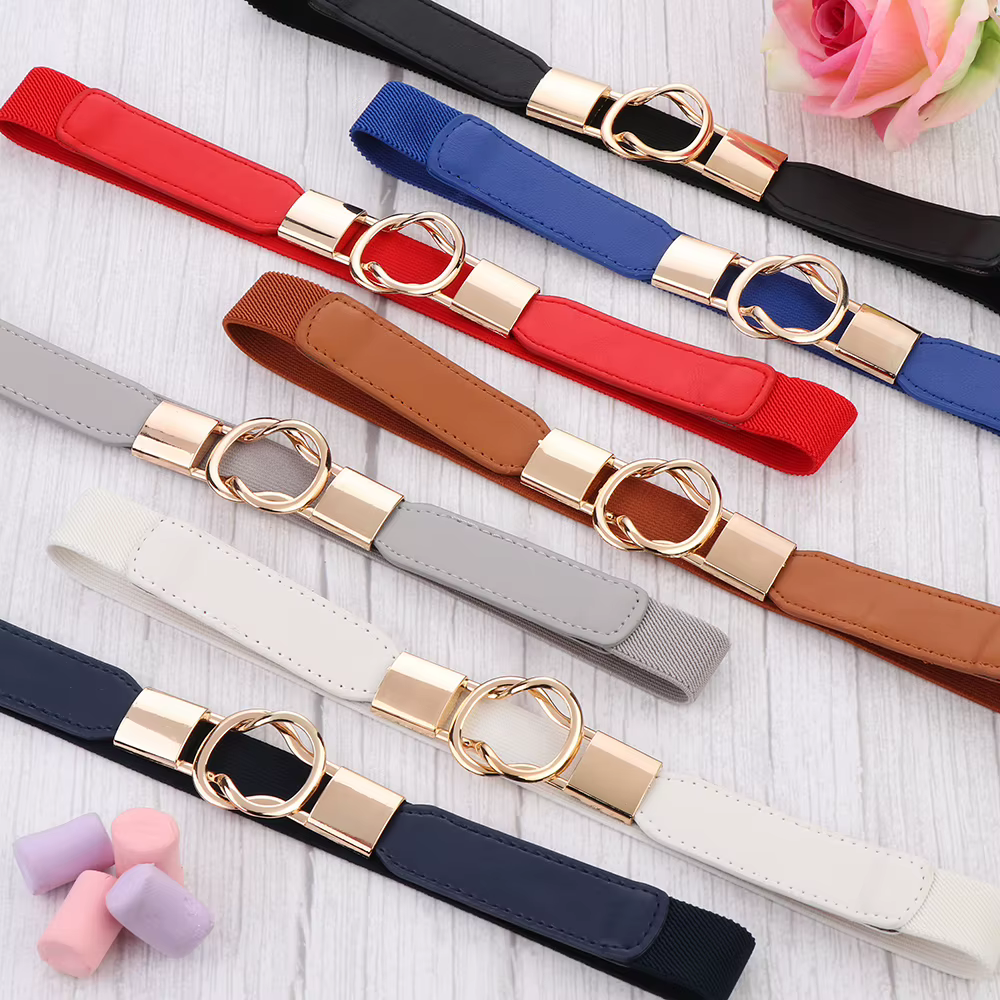 Ceinture élastique fine pour femme