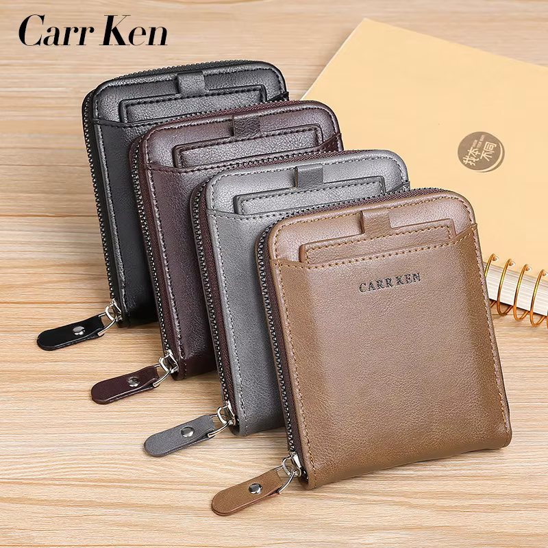 Portefeuille en cuir pour hommes