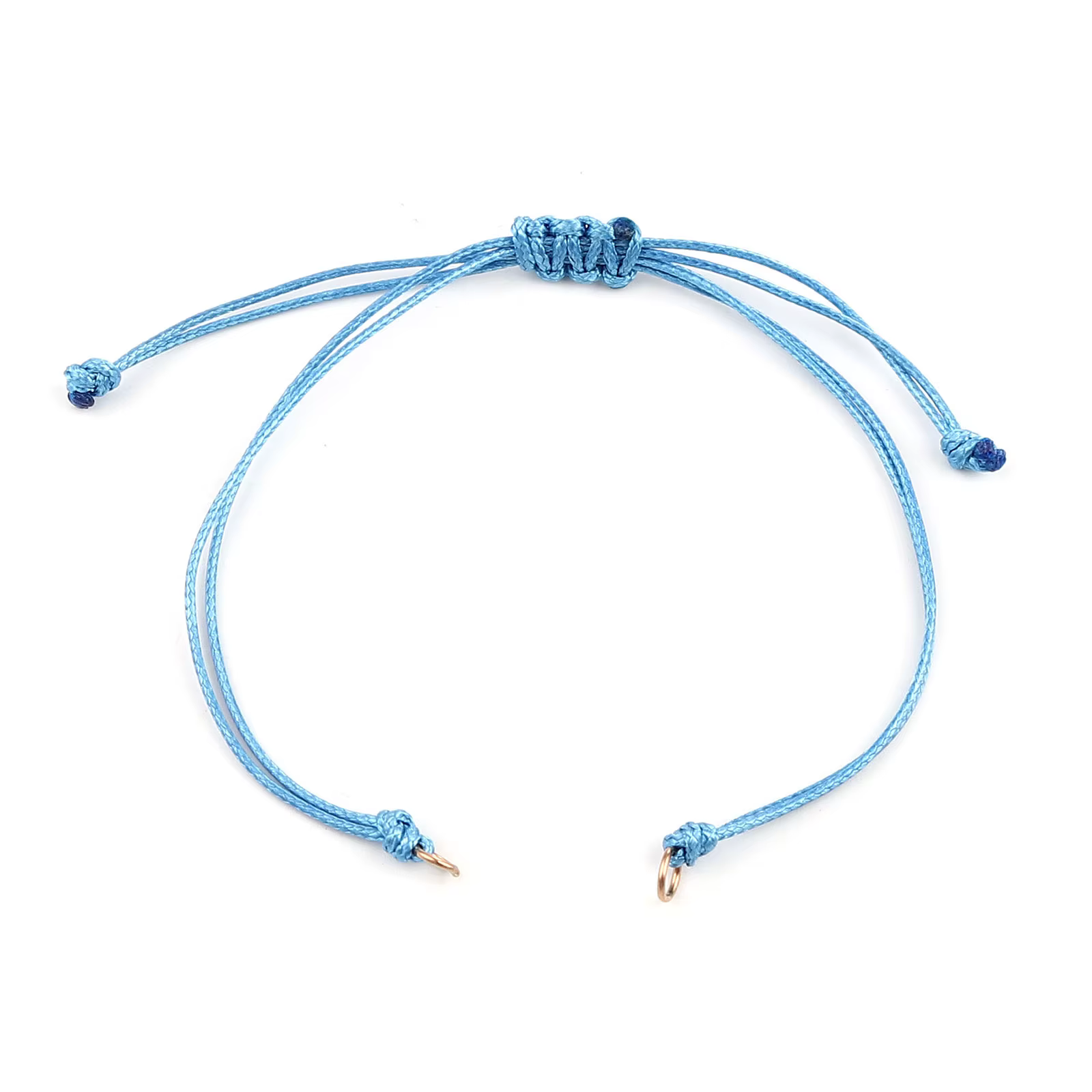 Bracelets tressés faits à la main en polyester avec nœuds porte-bonheur, ULmulticolore, accessoires de tressage réglables, 5 pièces