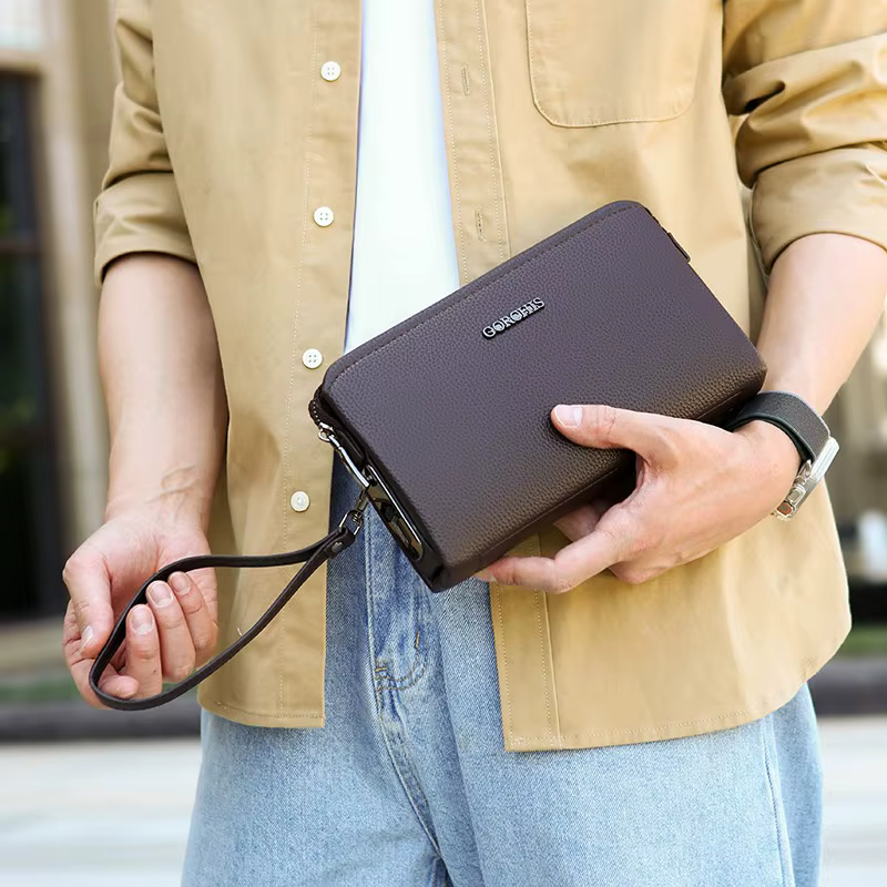 Portefeuille en cuir FL-V1 pour homme