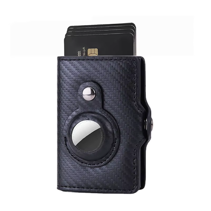 Portefeuille pour hommes pour Apple Airtag RFID blocage porte-carte Air Tag