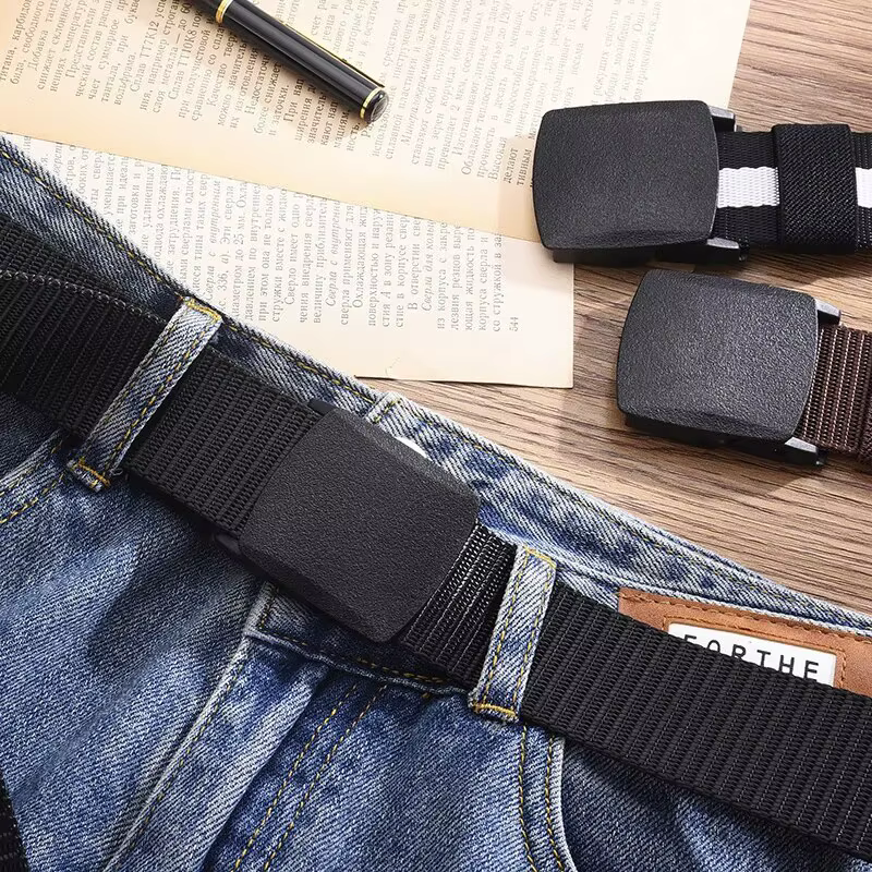 Ceinture en toile décontractée pour hommes