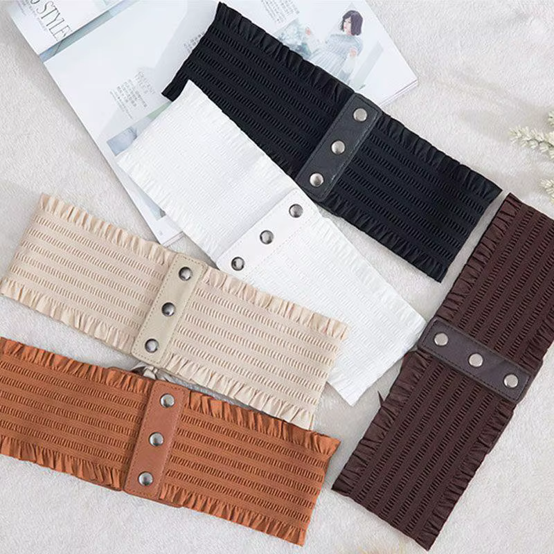 Ceinture élastique large pour femmes