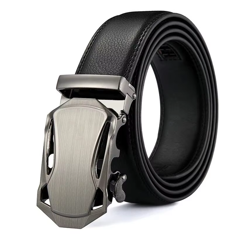 Ceinture en cuir PU pour hommes d'affaires