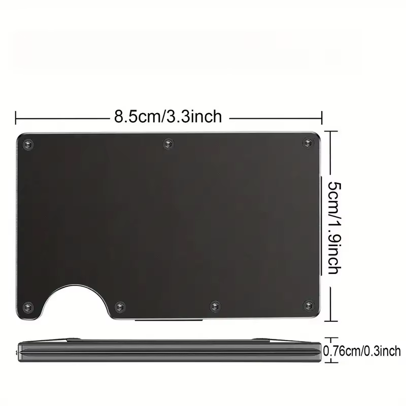 Porte-cartes en Fiber de carbone pour hommes
