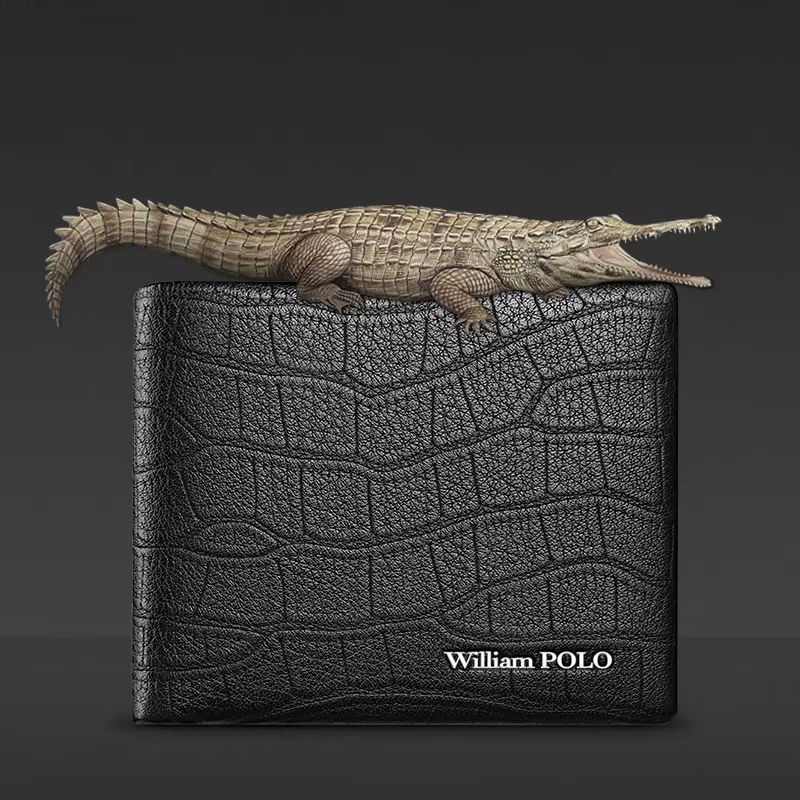 WIcomparaisons AMPOLO-Portefeuille en cuir de vachette véritable pour homme