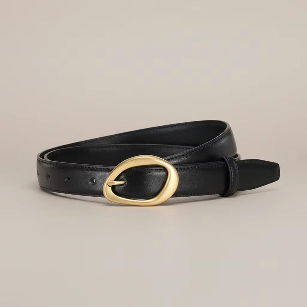 Ceinture classique à boucle pour femme