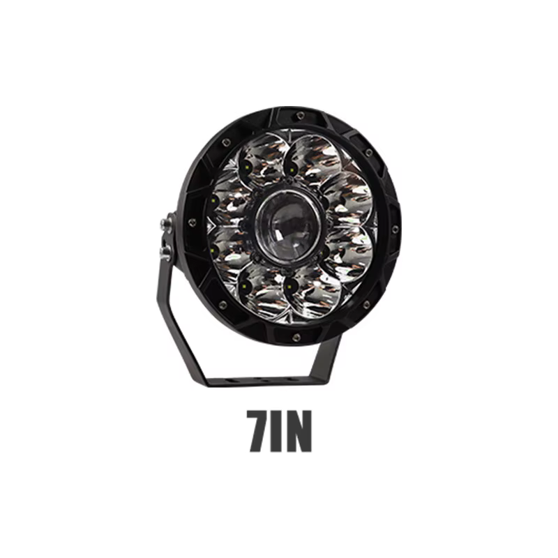 Projecteur de lumière de recherche pour voiture, ampoules LED pour longue portée 4x4, conduite hors route, faisceaux d'inondation 12v 24v, voiture camion ATV SUV
