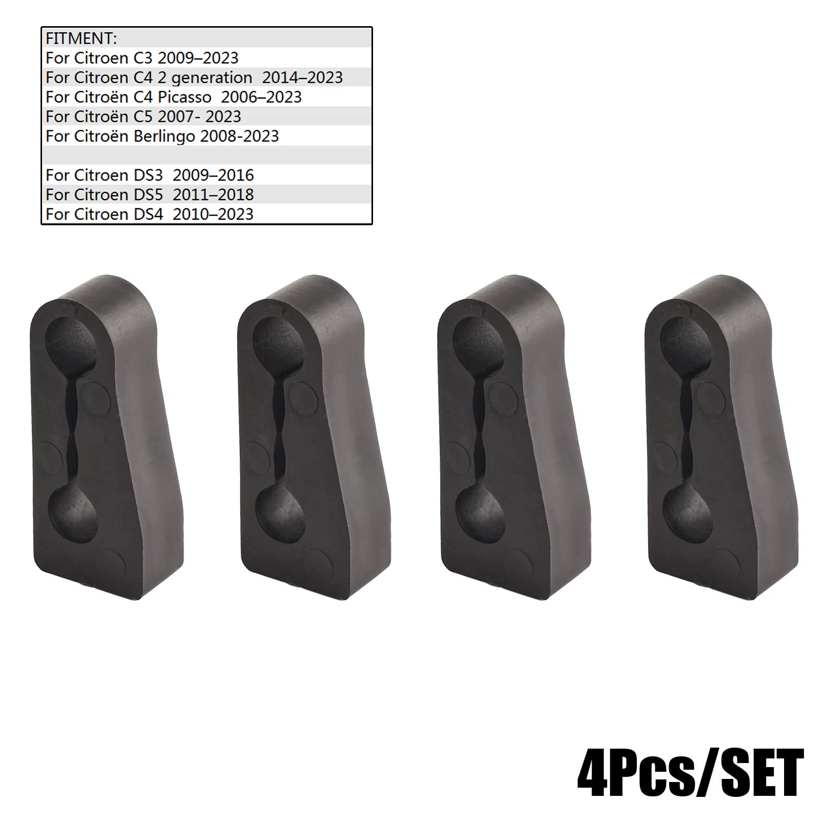 Amortisseur de tampon de serrure de porte, pour citroën C3 C4 C5 DS3 DS4 DS5 Picasso Berlingo, isolation pour sourds, bouchon de joint de bruit