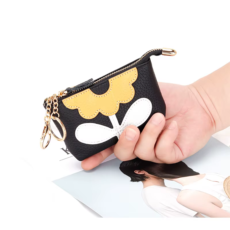 Porte-monnaie en cuir pour femmes