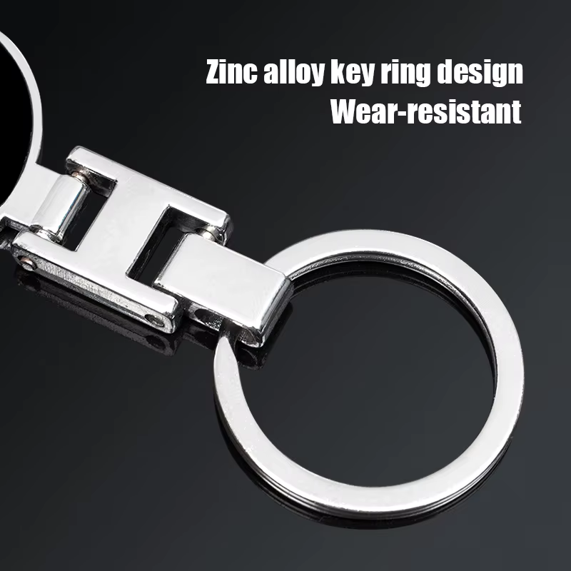 Porte-clés de voiture en alliage de zinc