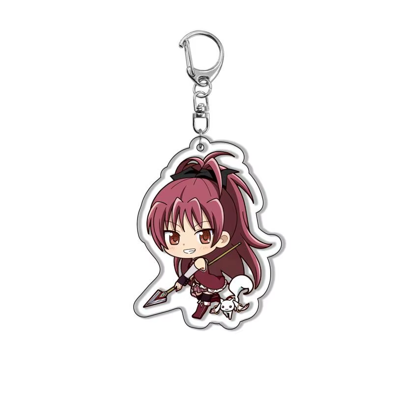 Porte-clés Anime Puella Magi Madoka Magica, Kaname Akemi Homura, Miki Sayaka, Tomoe Mami, Kyoko, pour les fans, cadeaux, bijoux