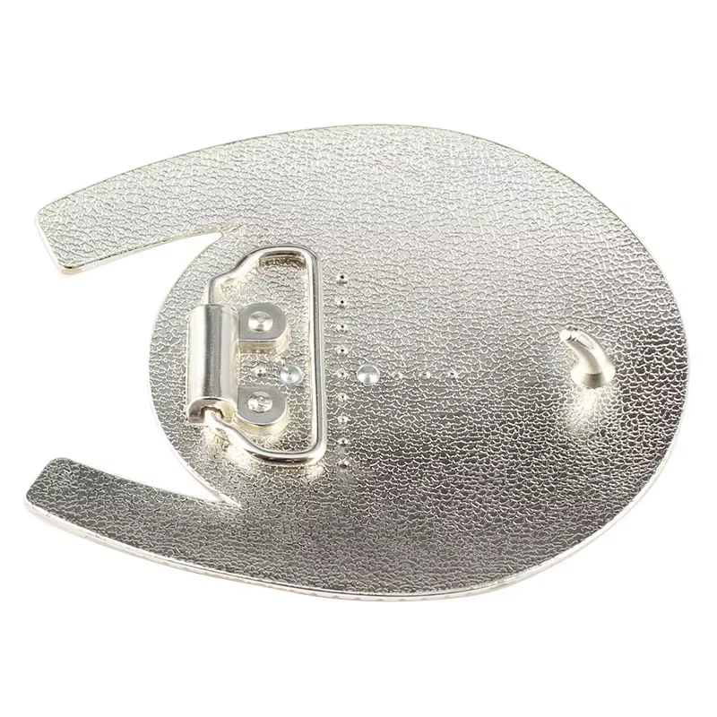Boucle de ceinture tête de cheval doré