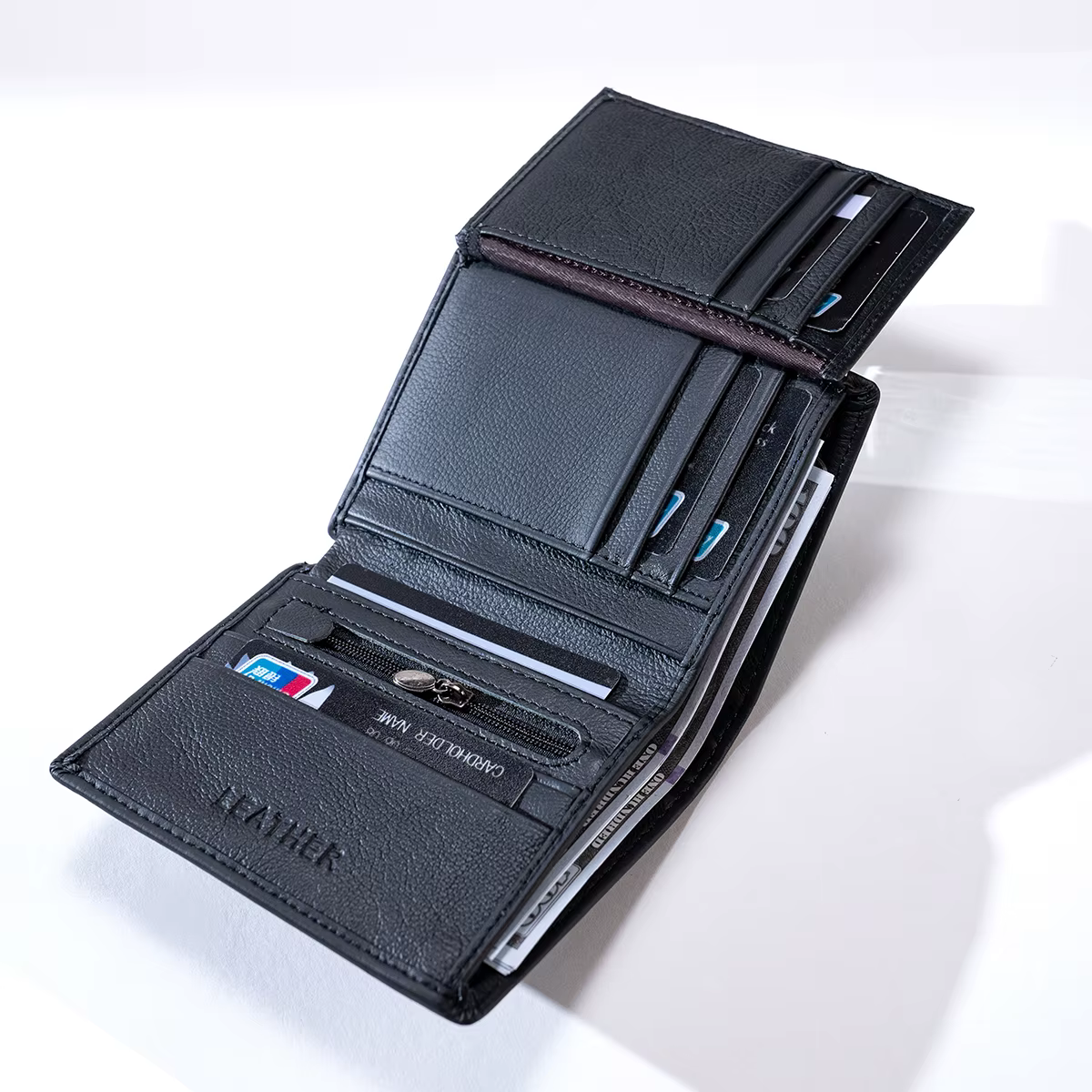Portefeuille homme portefeuilles en cuir véritable