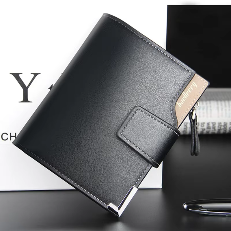 Portefeuille de marque en cuir pour hommes