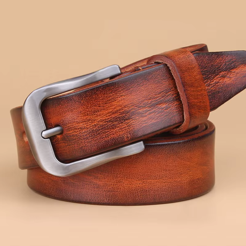 2.8CM ceinture de créateur femmes de haute qualité pleine fleur 100% véritable peau de vache
