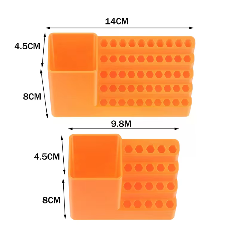 Support de perceuse 1 pièce, organisateur de forets 20/50 trous, support de rangement pour embouts de tournevis, support de tournevis pour panneau perforé, organisateur de tiges hexagonales