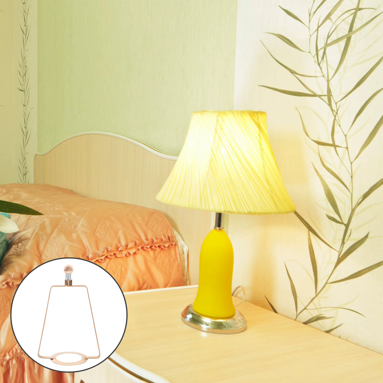 Support d'abat-jour, support de harpe, conception robuste et Durable pour pièces de lampe de bureau et de maison, accessoires de remplacement, support d'abat-jour