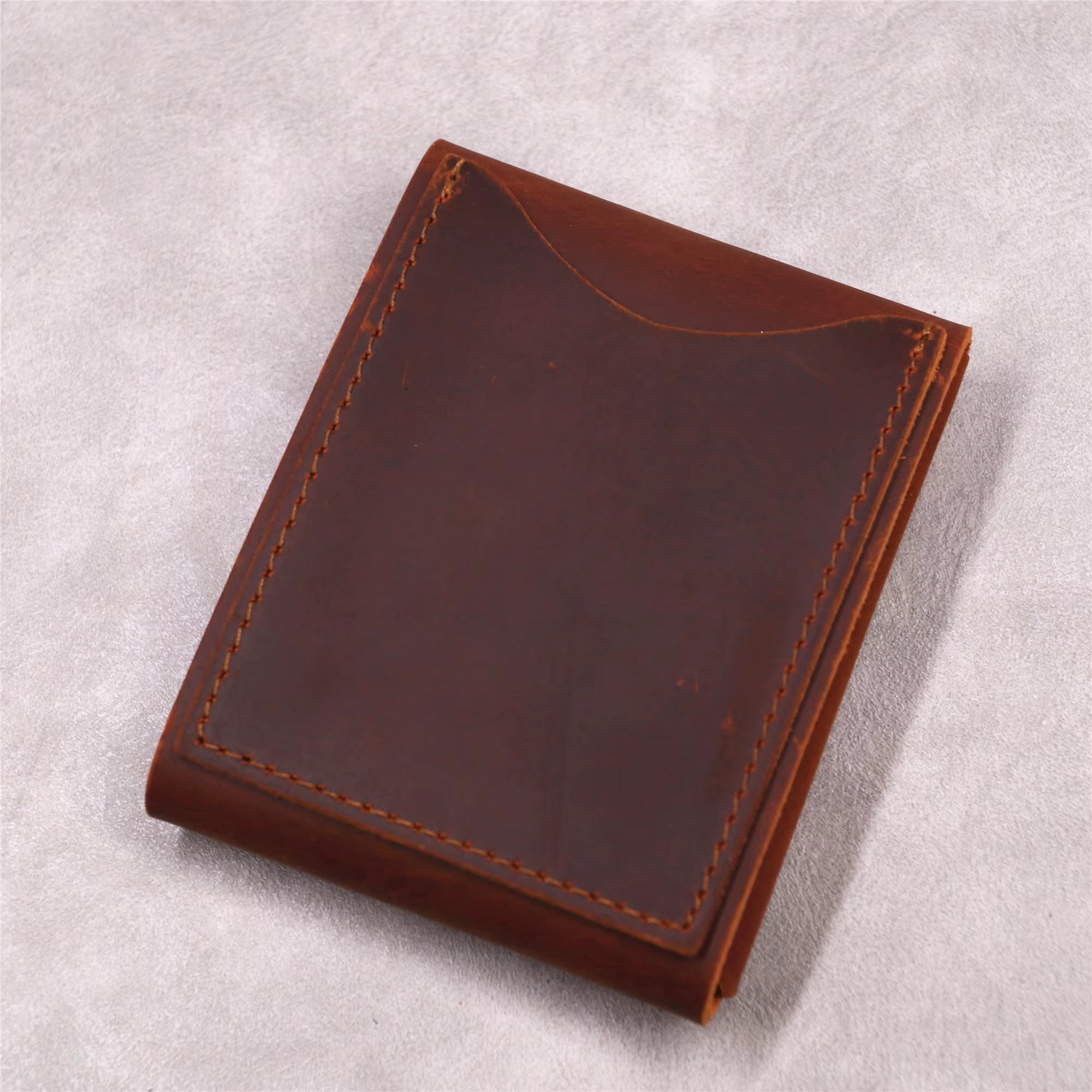 Portefeuille en cuir véritable pour homme (compatible avec les normes européennes)