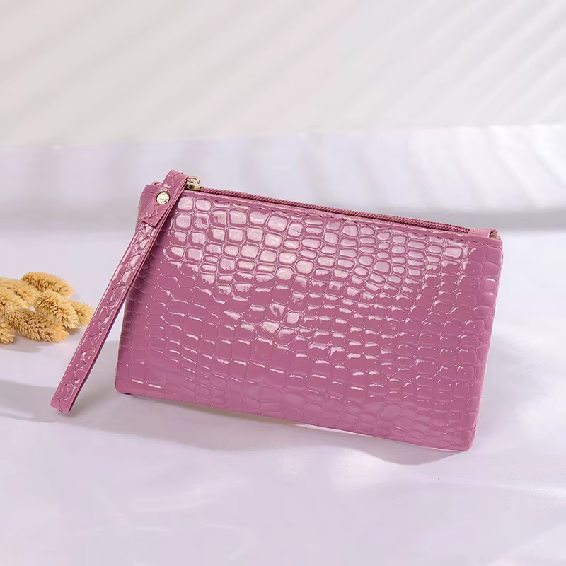 Portefeuille crocodile pour femme