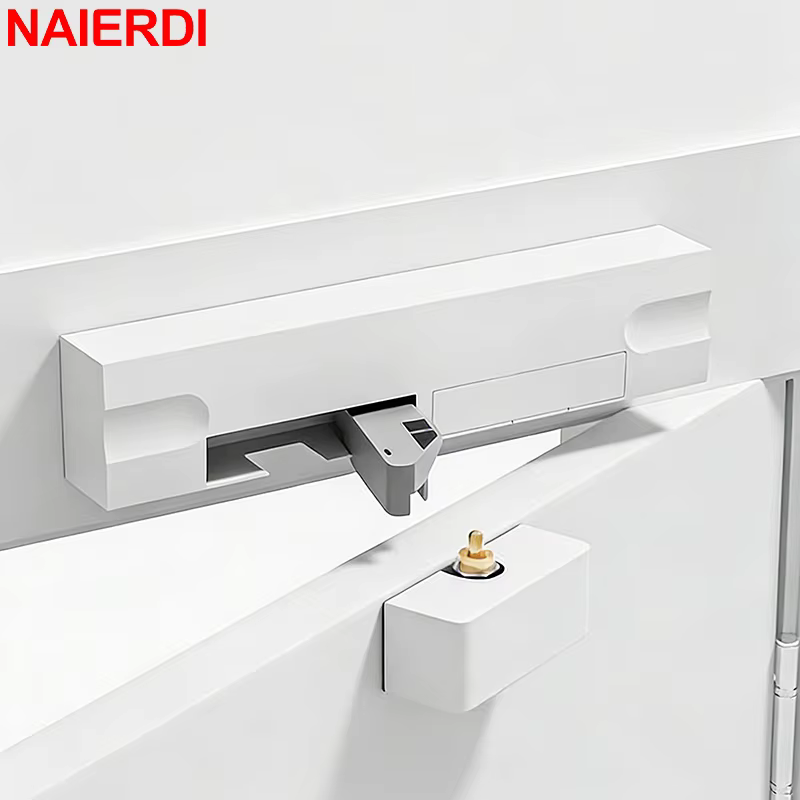 Ferme-porte amortisseur NAIERDI, fermeture automatique de porte battante, silencieux, invisible, hydraulique, anti-pincement