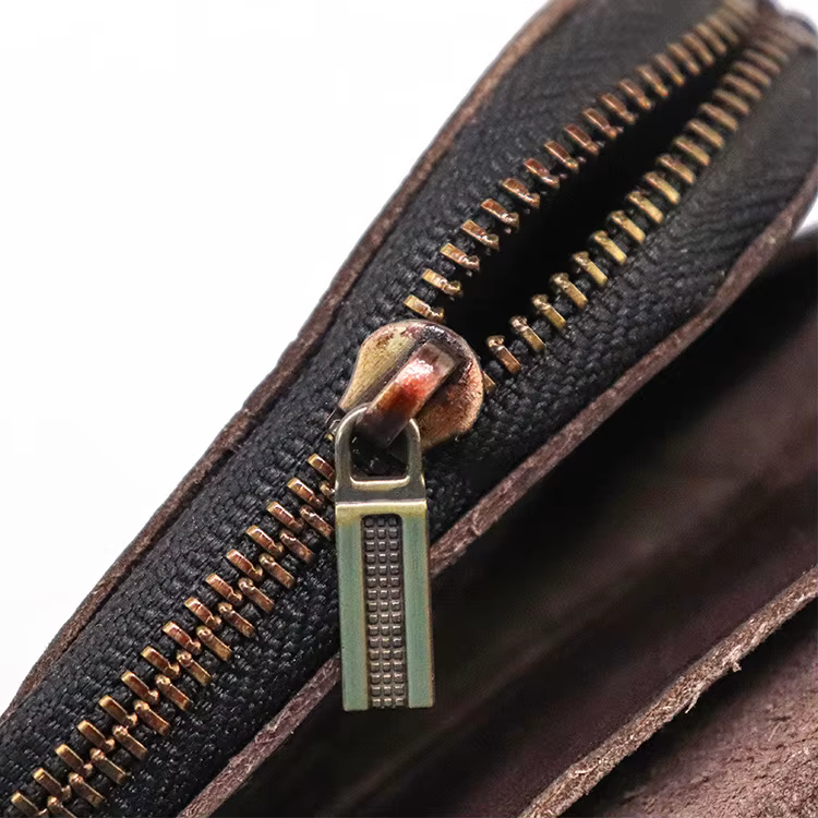Portefeuille en cuir véritable fait à la main pour hommes et femmes